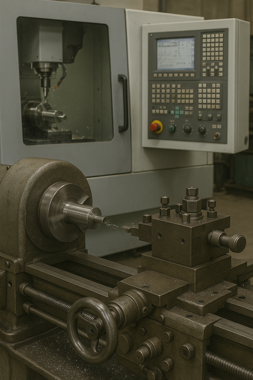 ماشین‌کاری دقیق با دستگاه‌های CNC و ماشین‌افزارهای کلاسیک